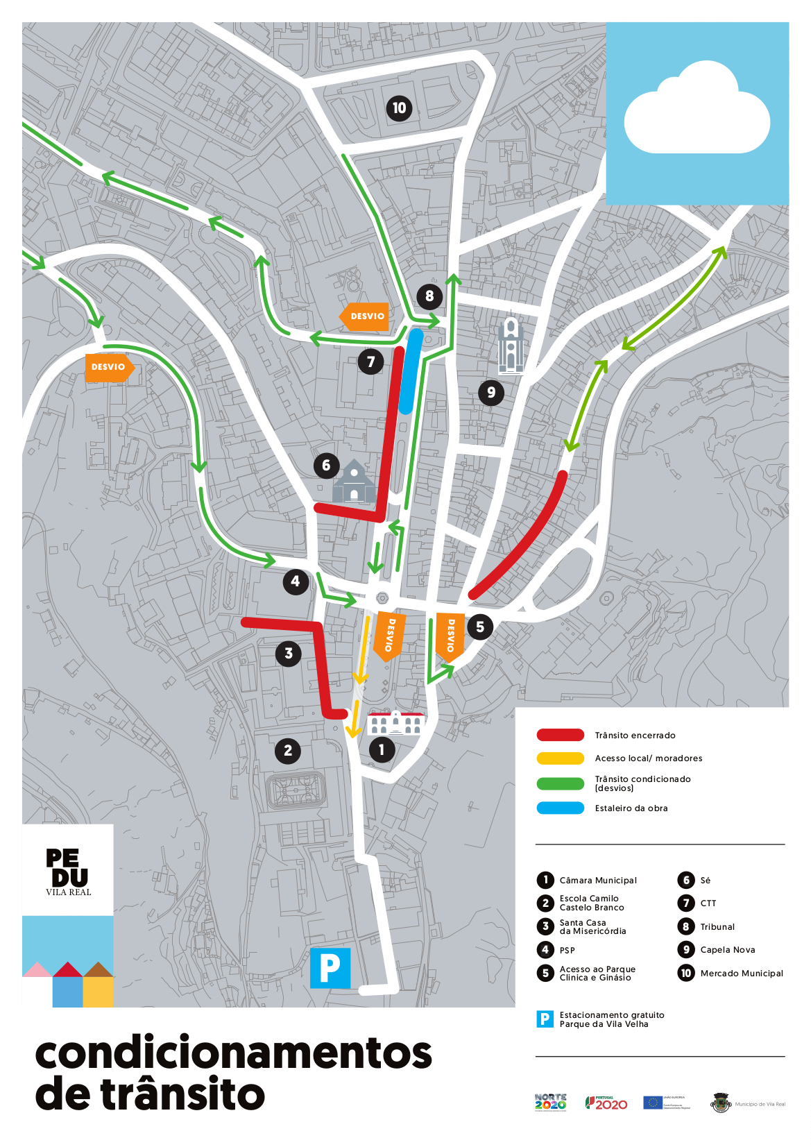 AVISO | OBRAS NAS RUAS DA MISERICÓRDIA E DO ROSSIO