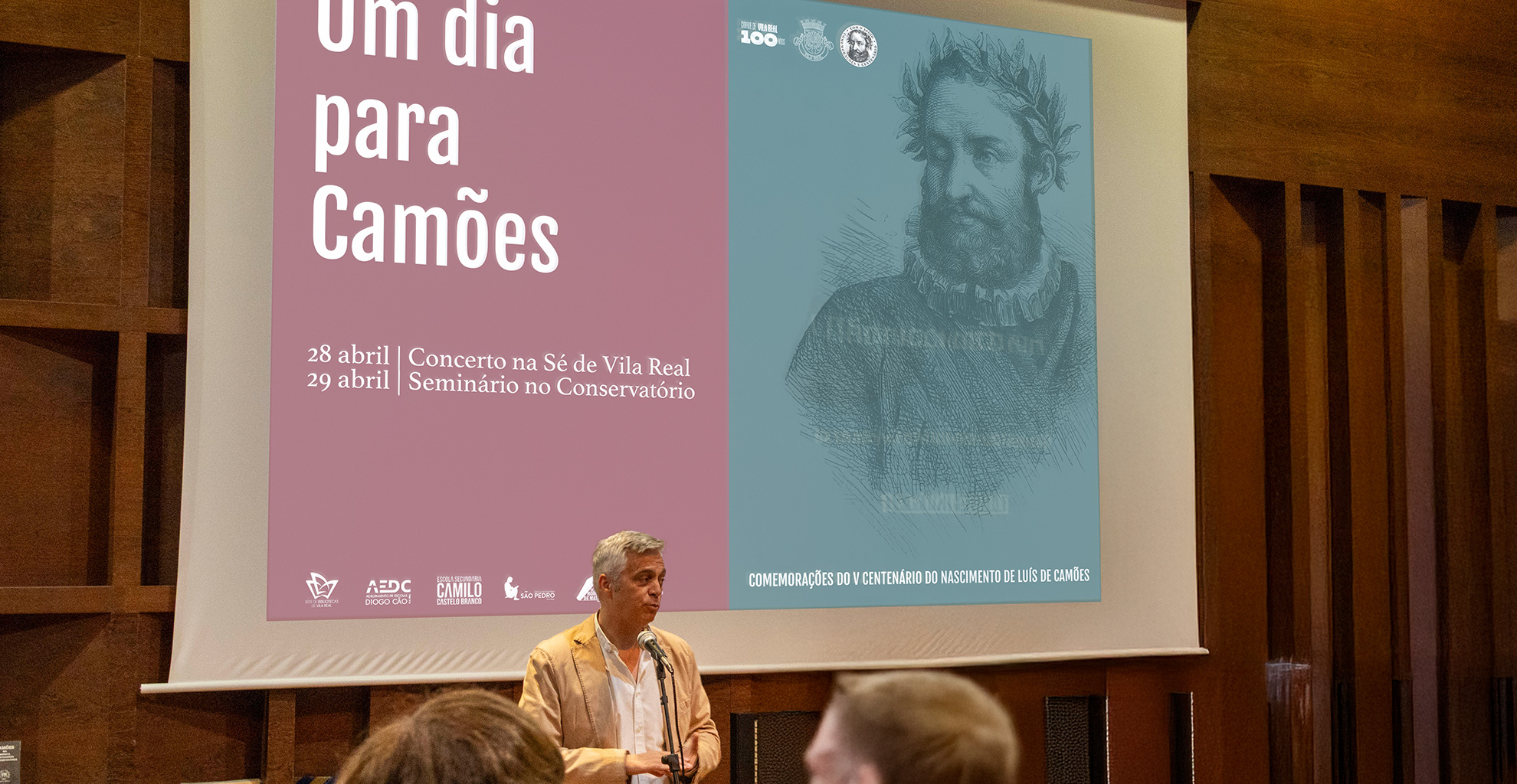 VILA REAL CELEBRA "UM DIA PARA CAMÕES" COM SEMINÁRIO DEDICADO AO V CENTENÁRIO DO NASCIMENTO DO POETA