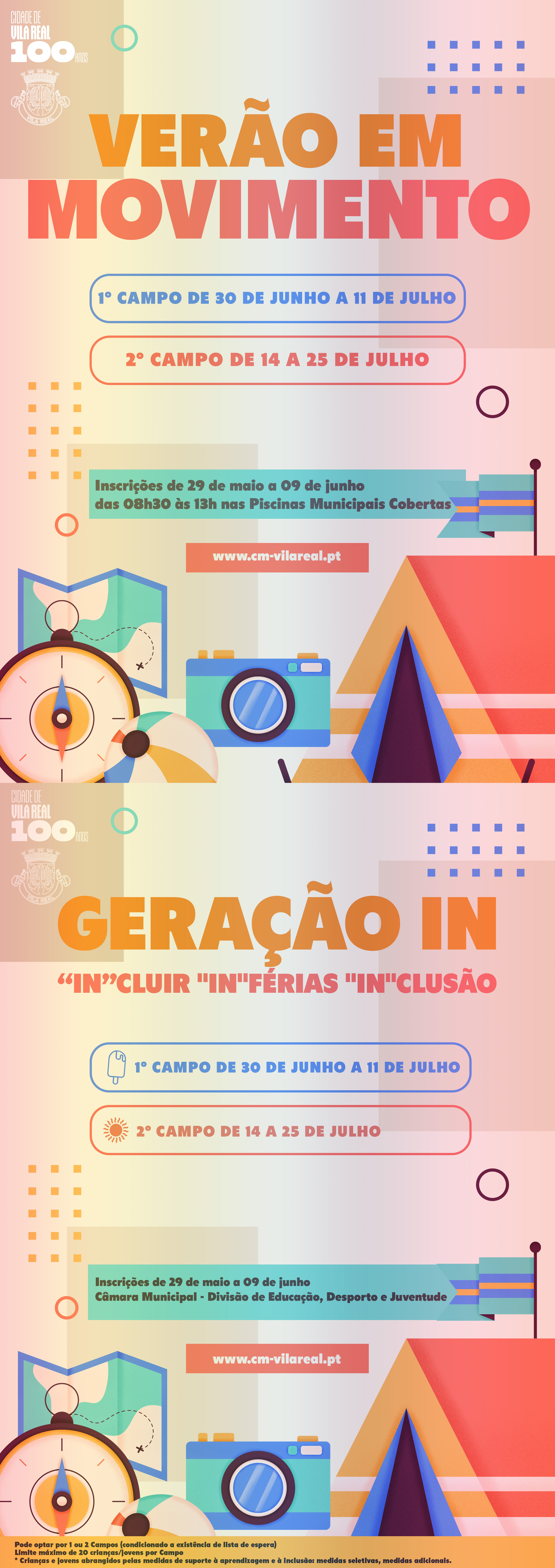 CAMPOS DE FÉRIAS DE VERÃO REGRESSAM A VILA REAL COM OPÇÕES PARA TODOS