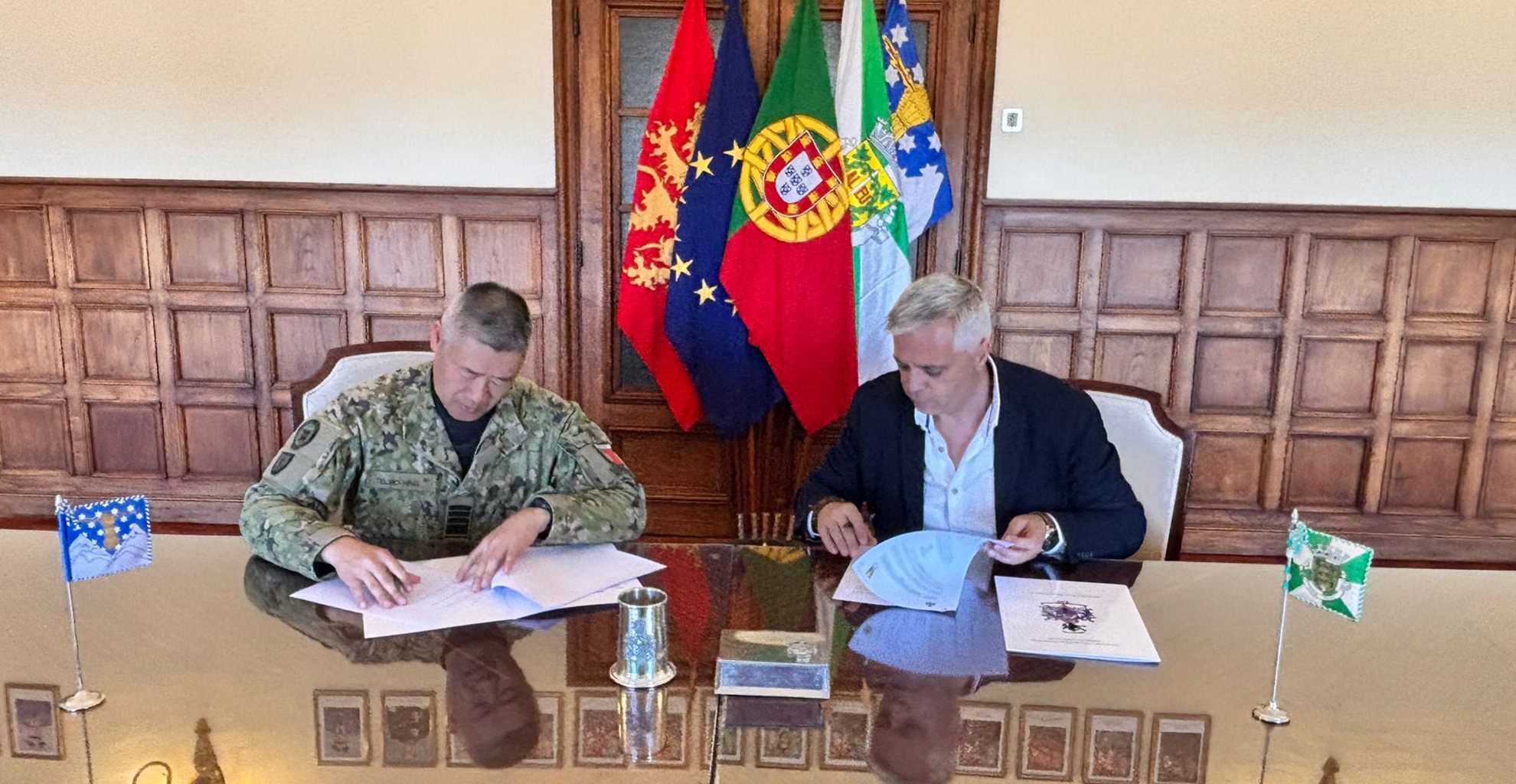 MUNICÍPIO DE VILA REAL E REGIMENTO DE INFANTARIA 13 REFORÇAM PROTOCOLO DE COLABORAÇÃO