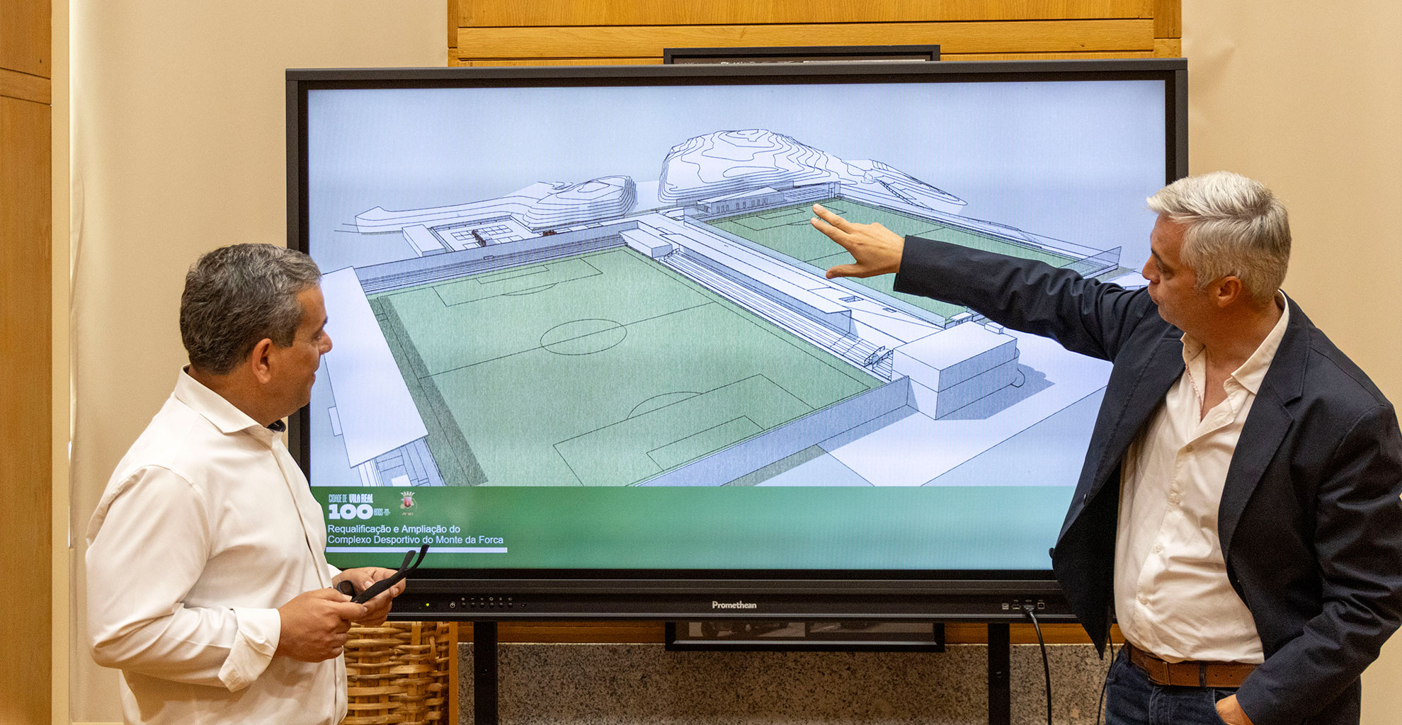 APRESENTAÇÃO DO PROJETO DE REQUALIFICAÇÃO E AMPLIAÇÃO DO COMPLEXO DESPORTIVO DO MONTE DA FORCA