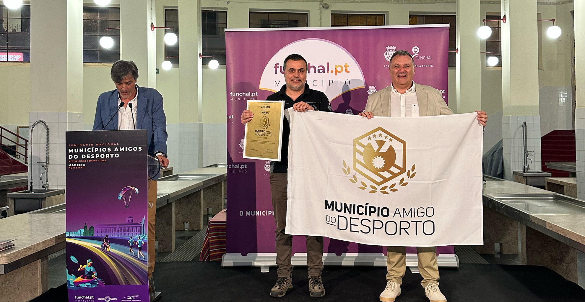 VILA REAL MARCA PRESENÇA NO XXV SEMINÁRIO DOS MUNICÍPIOS AMIGOS DO DESPORTO