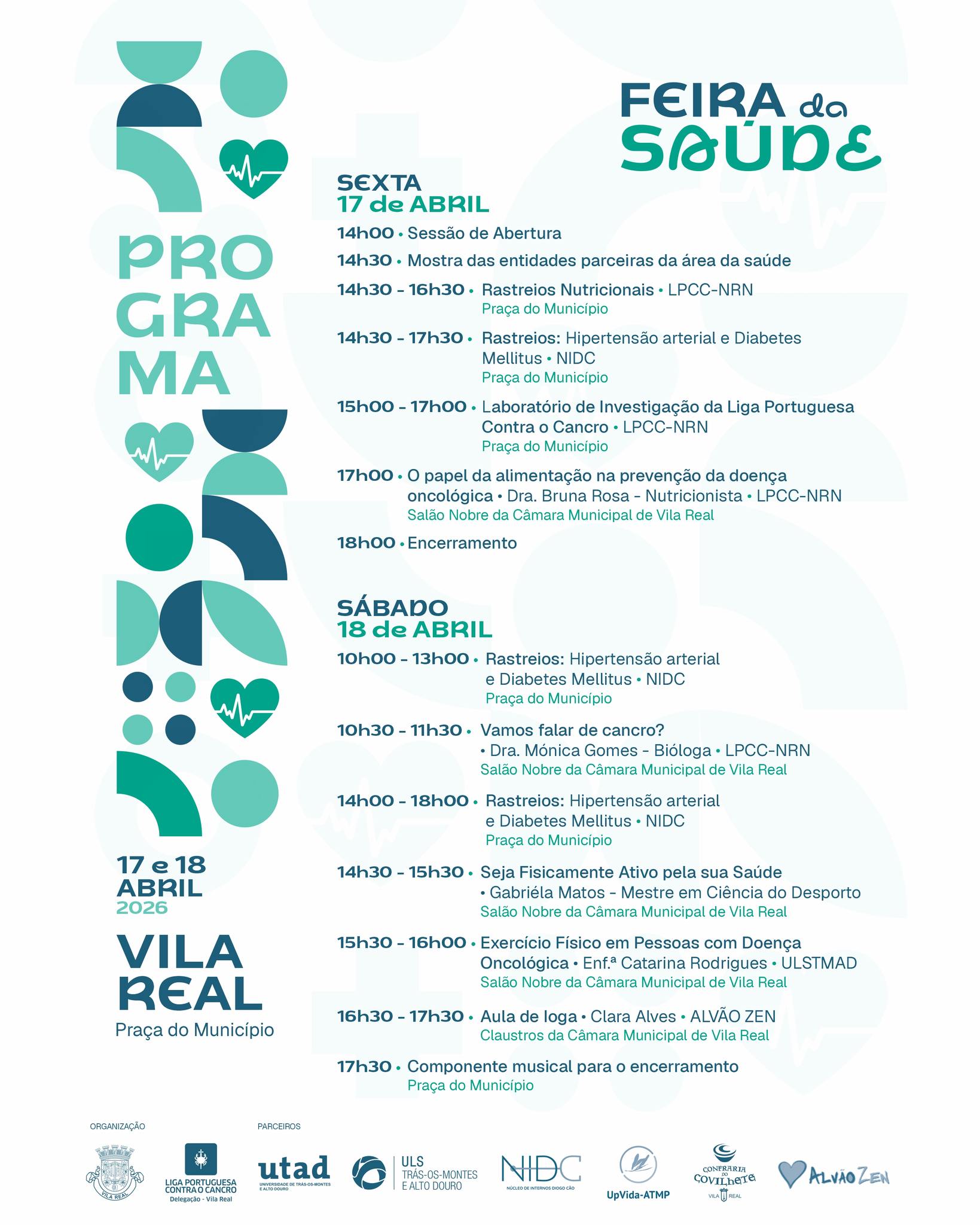 FEIRA DA SAÚDE EM VILA REAL PROMOVE BEM-ESTAR E PREVENÇÃO